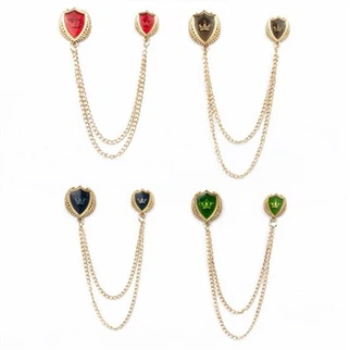 Broche de coroa para homens