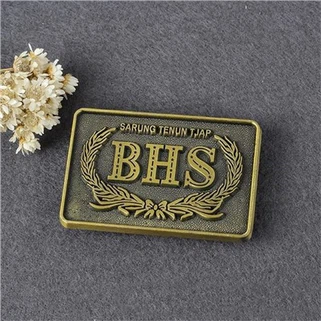 Placa de identificação de alumínio
