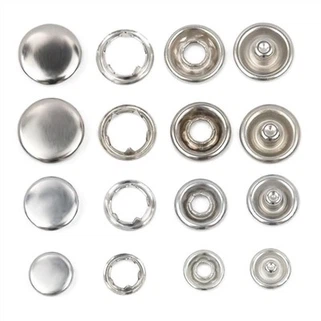 Botões de pressão para camisas