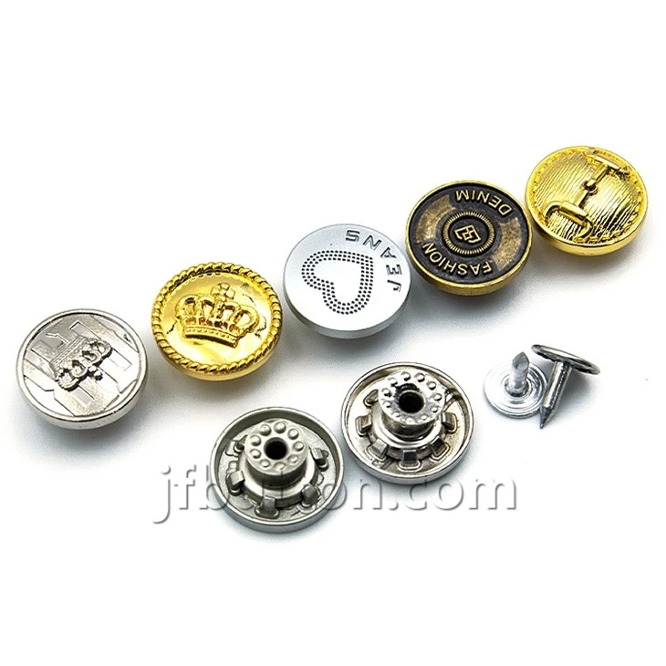 Metal Buttons for Jeans
