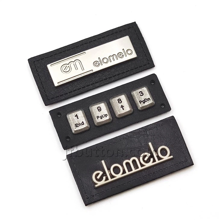 Personalized Leather Knitting Labels