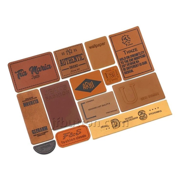 Brown Leather Patch For Clothing