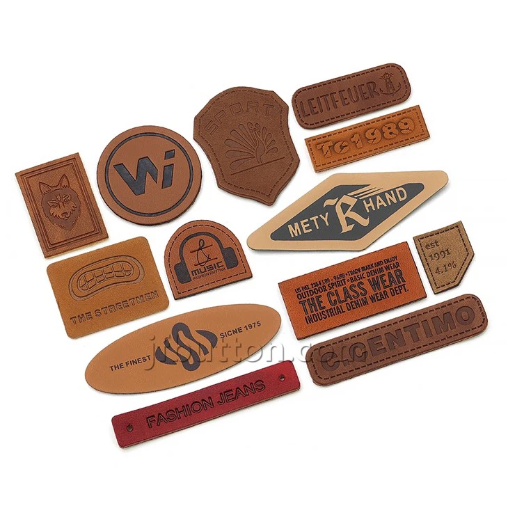 Faux Leather Logo Patch For Garment