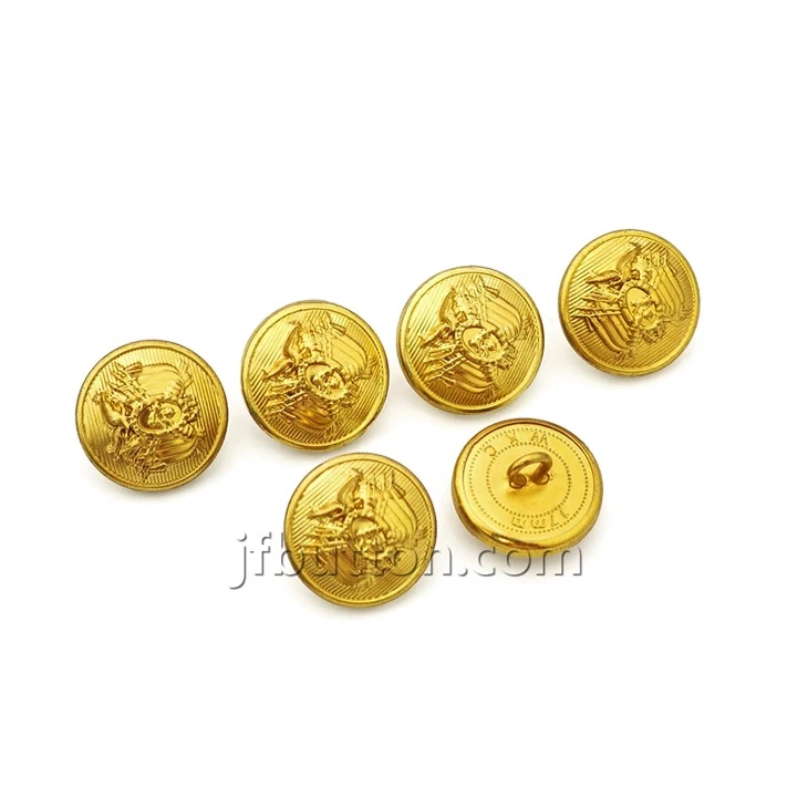 Gold Metal Shank Buttons factory