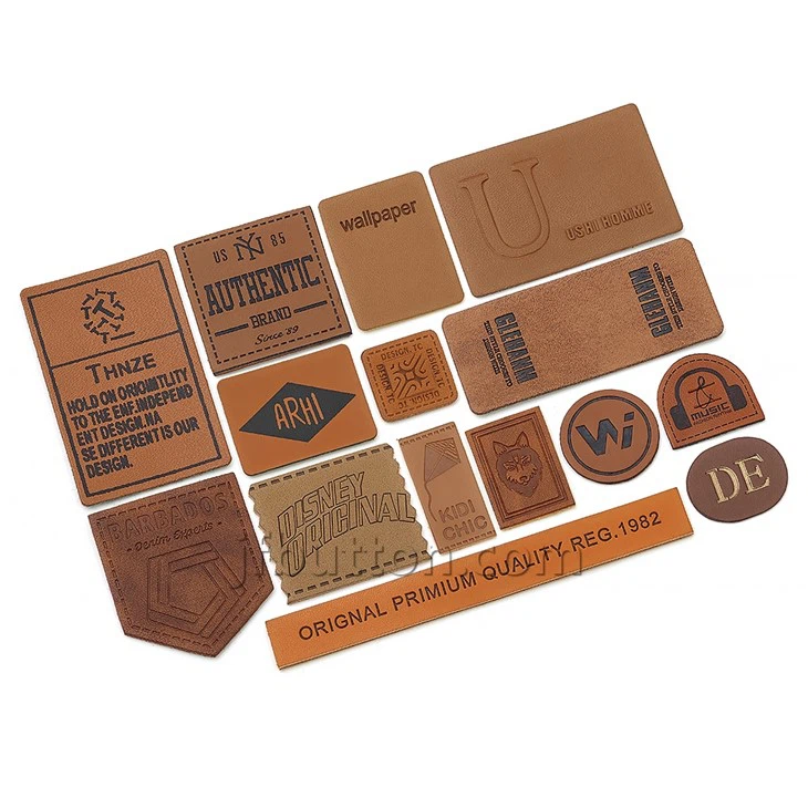 Leather Tags for Crochet