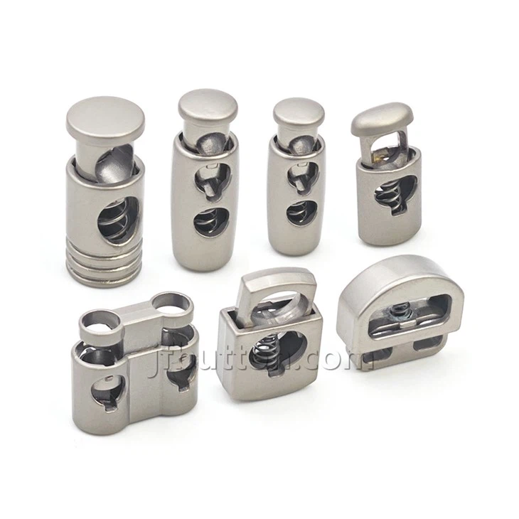 Sliver Cord Stopper Metal