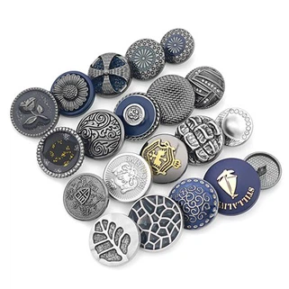 Botões de marinheiro militar de 10 mm de metal