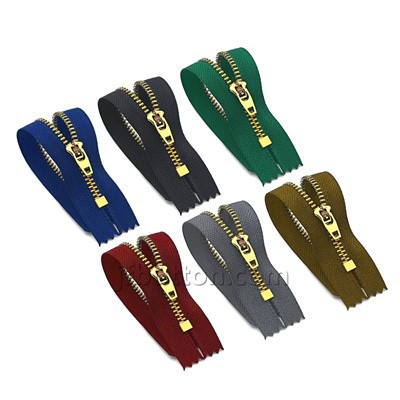 Zipper de jaqueta de metal de 5 polegadas