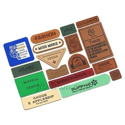 Tags de couro para artesanato