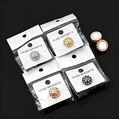 Broches magnéticos para lenços