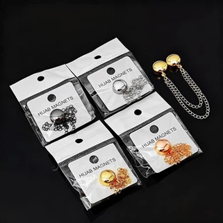 Conjunto magnético de alfinetes Hijab foscos
