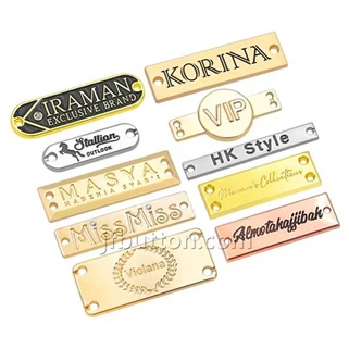 Logo de metal para bolsas
