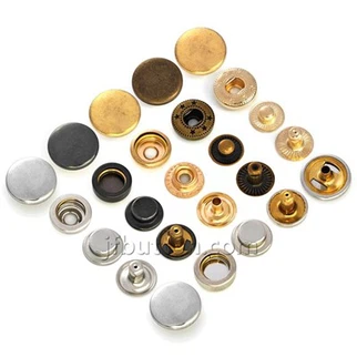 Fechos de pressão de metal para roupas