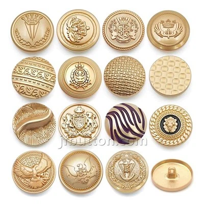 Identificação de botões militares vintage