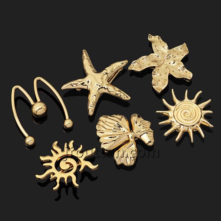 Starfish Hammered Metal Buckle best