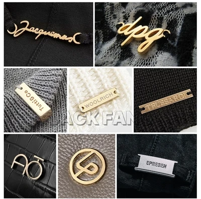 6 principais materiais para rótulos de metal em roupas, roupas, apelo
