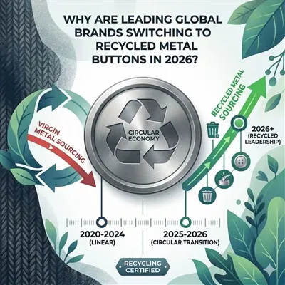 Por que as marcas líderes globais estão mudando para botões de metal reciclad...