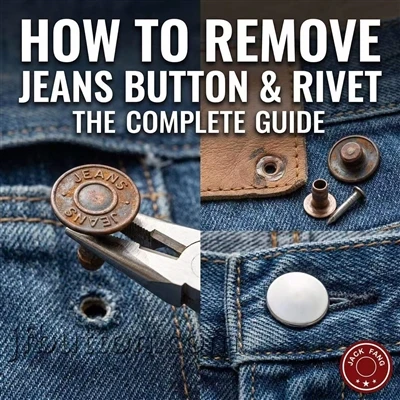 Como remover botão e rebite de jeans
